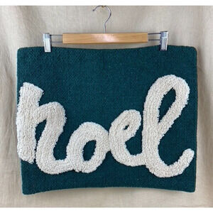 Creative Co-Op Noel Chenille Cotton Blend Pillow Cover 20 x 16 in